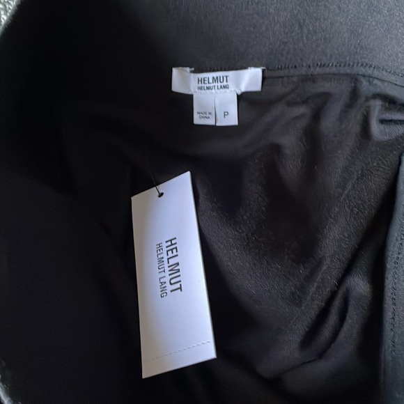 Helmut Lang women’s Twist skirt wool nova jersey color charcoal size P/S NWT - Picture 6 of 8